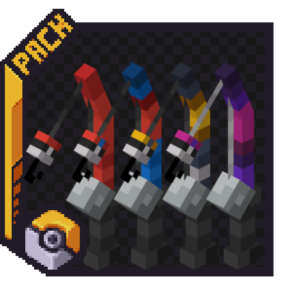 Лого мода Cobblemon 3D Poke Rods