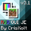 Логотип мода Animated RGB GUI JE (Animatica/OptiFine)