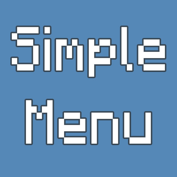 Лого мода Simple Menu