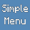 Логотип мода Simple Menu